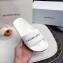 Balenciaga Slides Sandals Logo White
