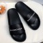 Balenciaga Slides Sandals Logo Black