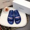 Balenciaga Slides Sandals Political Campain Logo Blue