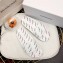 Balenciaga Slides Sandals All Over Logo White