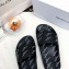 Balenciaga Slides Sandals All Over Logo Black