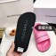 Balenciaga Slides Sandals Logo Pink