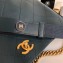 Chanel Button Up Hobo Bag A57573/A57576 Dark Green
