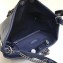Chanel Quilted Hobo Bag Navy Blue