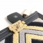 Chanel Embroidered Calfskin/Lurex Boy Medium Flap Bag Black 2019