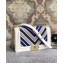 Chanel Embroidered Calfskin/Lurex Boy Medium Flap Bag White 2019