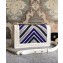 Chanel Embroidered Calfskin/Lurex Boy Medium Flap Bag White 2019
