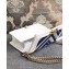 Chanel Embroidered Calfskin/Lurex Boy Medium Flap Bag White 2019