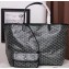 Goyard Saint Louis Claire Vois Tote GM Bag Black/Green 2019
