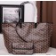 Goyard Saint Louis Claire Vois Tote PM Bag Black/Orange 2019
