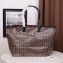 Goyard Saint Louis Claire Vois Tote PM Bag Black/Orange 2019