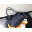 Goyard Anjou Reversible Tote Mini Bag Dark Blue