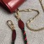 Gucci Web Rajah Small Shoulder Bag 570145 Red 2019