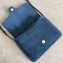 Gucci Suede Arli Medium Shoulder Bag 550126 Blue 2019