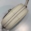 Fendi Round Stitched Saddle Bag Off White 2019