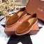 Loro Piana Suede Summer Walk Moccasin Caramel