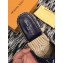 Louis Vuitton Seashore Flat Slippers Espadrilles Dark Blue 2019