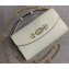 Gucci Zumi Smooth Leather Small Shoulder Bag 572375 White 2019