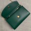 Gucci Zumi Smooth Leather Small Shoulder Bag 572375 Green 2019