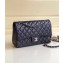 Chanel Pearl Caviar Calfskin Medium Classic Flap Bag A1112 Iron Gray