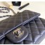 Chanel Pearl Caviar Calfskin Medium Classic Flap Bag A1112 Iron Gray