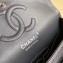 Chanel Pearl Caviar Calfskin Medium Classic Flap Bag A1112 Iron Gray