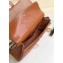 Chanel Pearl Caviar Calfskin Medium Classic Flap Bag A1112 Caramel/Silver