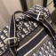 Dior Oblique Embroidered Canvas Backpack Bag Blue 2019