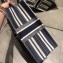Dior Book Tote Bag In Striped Canvas Blue 2019
