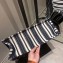 Dior Book Tote Bag In Striped Canvas Blue 2019