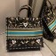 Dior Book Tote Bag In Heart Embroidered 2019