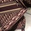 Dior Oblique Embroidered Canvas Backpack Bag Burgundy 2019