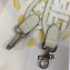 Fendi All-Over FF Logo Medium Baguette Bag in PU White 2019