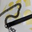 Fendi All-Over FF Logo Mini Baguette Bag in PU Black 2019