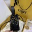 Fendi FF Logo Mon Tresor Mini Bucket Bag in PU Black 2019