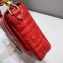 Fendi All-Over FF Motif Leather Large Baguette Bag Red 2019