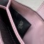 Fendi FF Logo Leather Card Holder Pink 2019