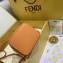 Fendi FF Logo Mon Tresor Mini Bucket Bag in PU Khaki 2019