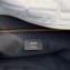 Fendi All-over FF Logo Motif Leather Medium Boston Bag White 2019