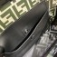 Fendi All-Over FF Logo Medium Baguette Bag in PU Black 2019
