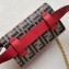 Fendi FF Logo Leather Belt Bag Red 2019
