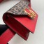 Fendi FF Logo Leather Belt Bag Red 2019