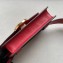Fendi FF Logo Leather Belt Bag Red 2019