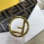 Fendi FF Logo Leather Belt Bag White 2019