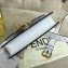 Fendi FF Logo Leather Belt Bag White 2019
