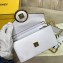 Fendi FF Logo Leather Belt Bag White 2019