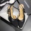 Chanel Heel 6.5cm Slingbacks G31318 Black/Grosgrain 2019