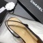 Chanel Heel 6.5cm Slingbacks G31318 Black/Grosgrain 2019
