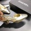 Chanel Heel 6.5cm Slingbacks G31318 Gold/Silver 2019
