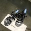 Balenciaga Flat Sandals With Printed Logo Laces Black 2019